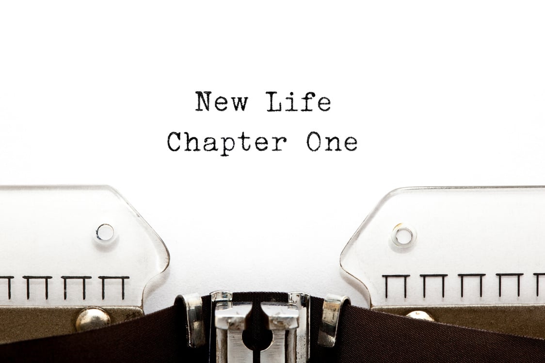 New Life Chapter One Typewriter