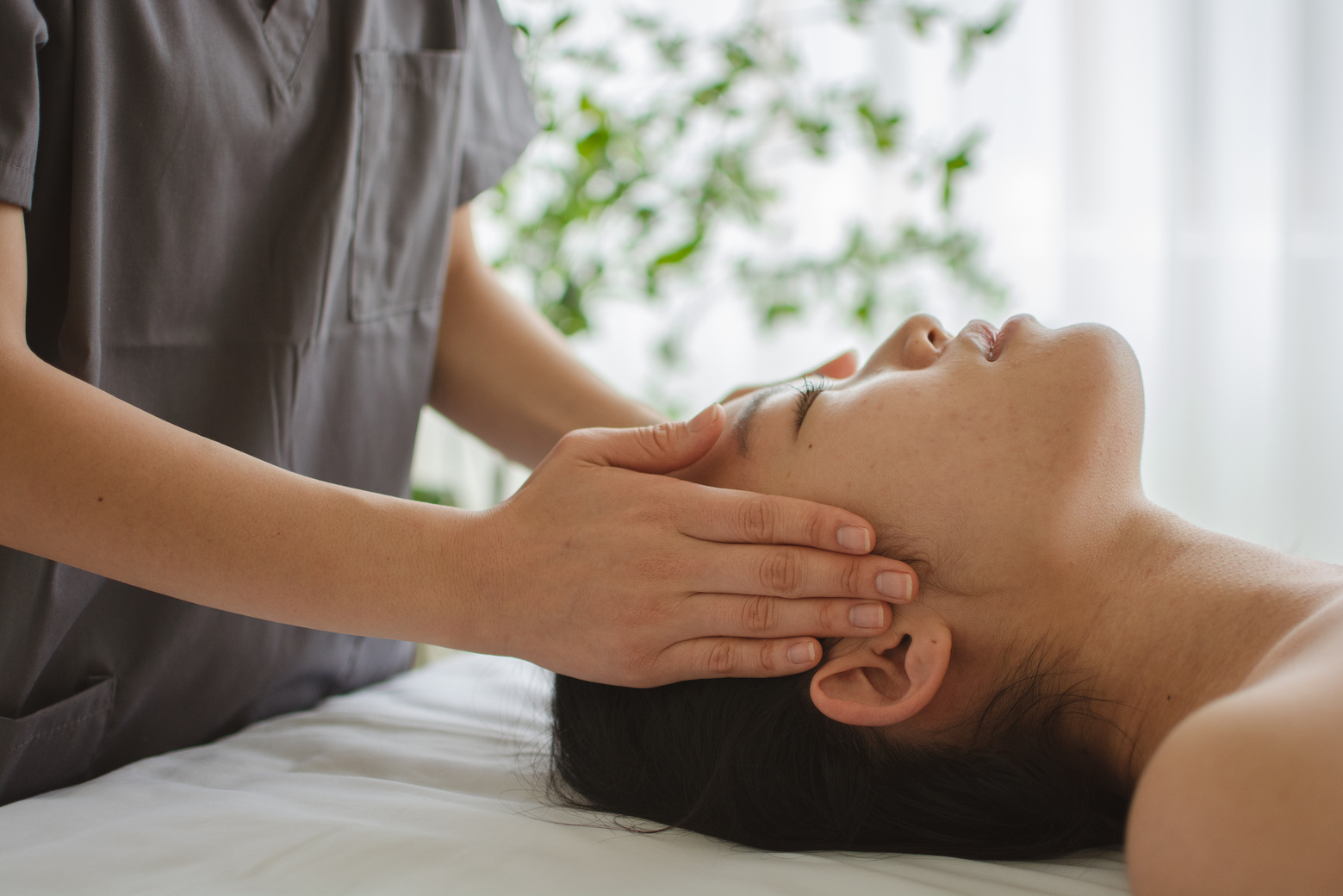 Woman Getting a Massage 