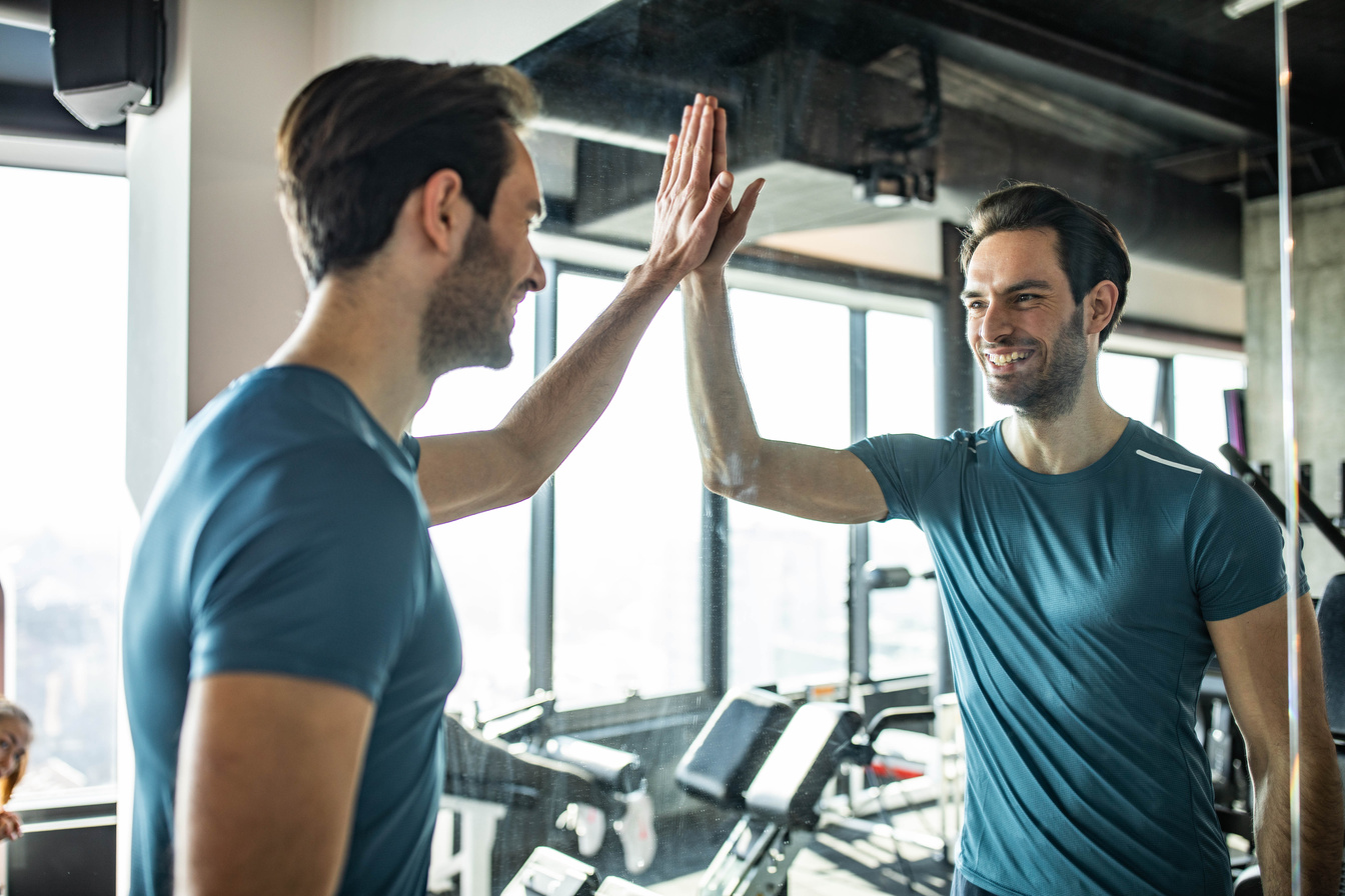 Self-motivation in a gym!